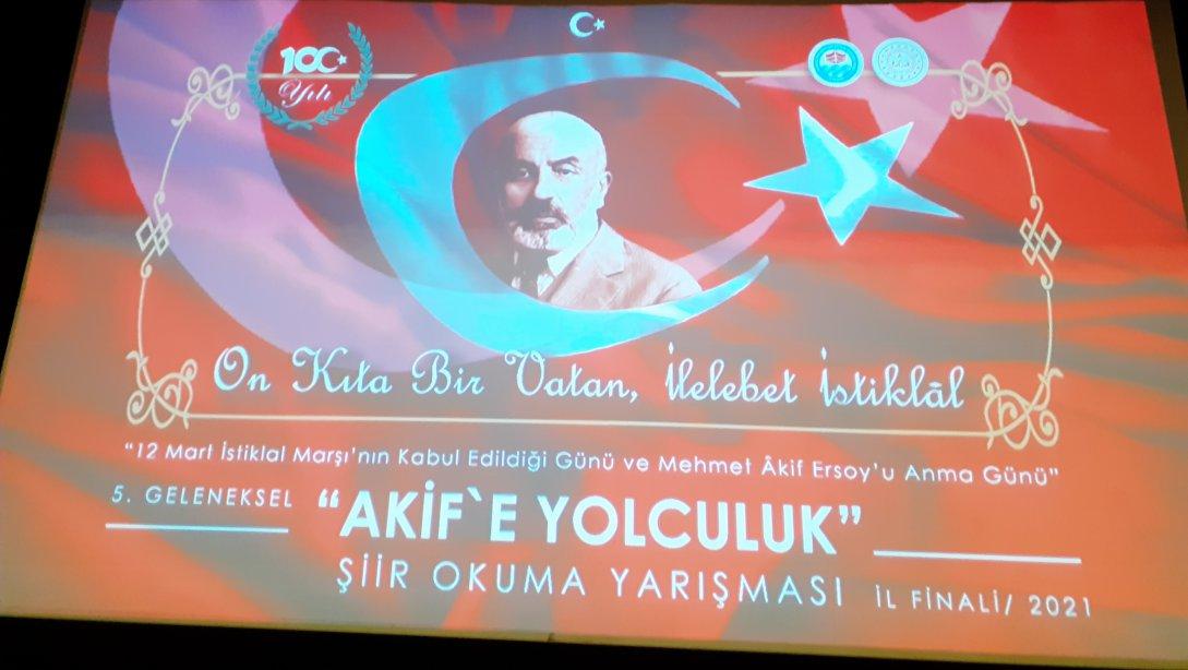 İstiklal Marşı'nın Kabul Edildiği Günü  ve Mehmet Akif Ersoy'u Anma Günü Şiir Okuma Yarışması Sonuçları