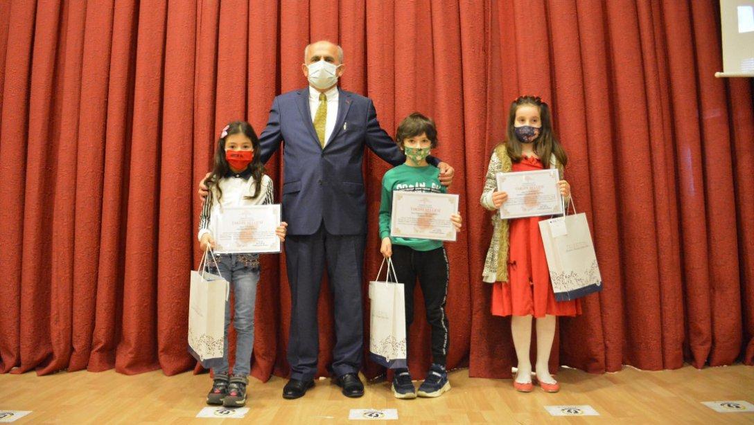 23 Nisan Ulusal Egemenlik ve Çocuk Bayramı Etkinlikleri Kapsamında Resim, Şiir Okuma ve Kompozisyon Yazma Yarışması Ödül Töreni Gerçekleştirildi
