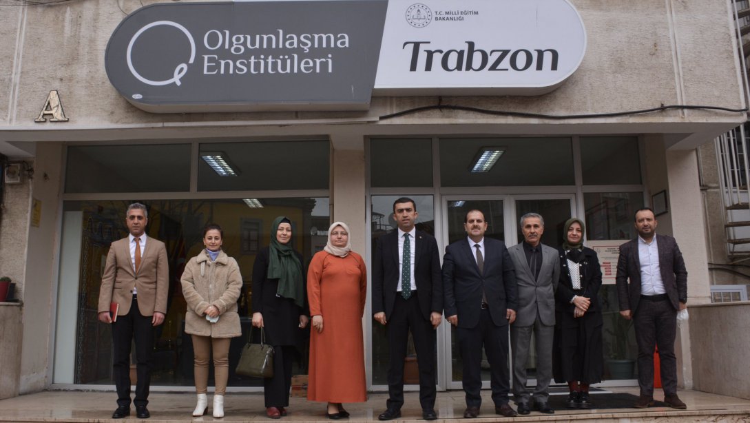Müdürümüz Hüseyin Burak FETTAHOĞLU'dan Trabzon Olgunlaşma Enstitüsü'ne Ziyaret