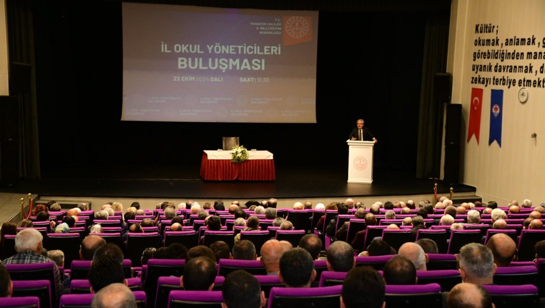 Bakan Yardımcımız Dr. Ömer Faruk Yelkenci, Okul Yöneticilerimizle Bir Araya Geldi