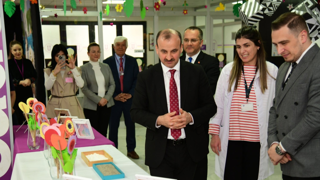 İL MİLLÎ EĞİTİM MÜDÜRÜMÜZ HASAN UYGUN, ÖZEL UĞUR İLKOKULUNU ZİYARET ETTİ