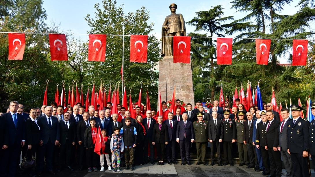 ATATÜRK'ÜN ÖLÜMÜNÜN 87. YIL DÖNÜMÜ ANMA PROGRAMLARI YAPILDI