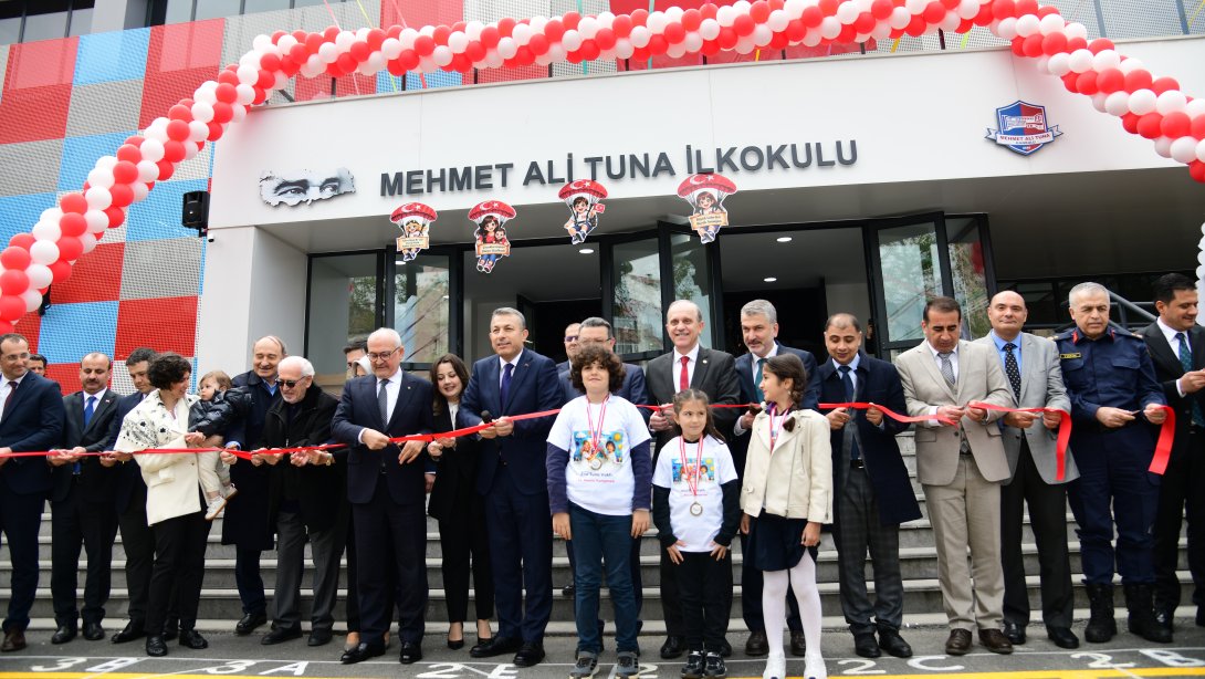 MEHMET ALİ TUNA İLKOKULU TÖRENLE HİZMETE AÇILDI