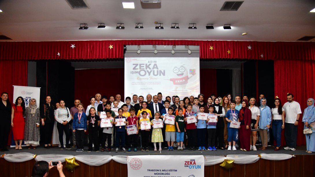 ADIM ZEKÂ İŞİM OYUN PROJESİ ÖDÜL TÖRENİ GERÇEKLEŞTİRİLDİ