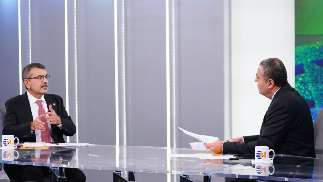 BAKAN TEKİN, NTV CANLI YAYININDA SORULARI YANITLADI
