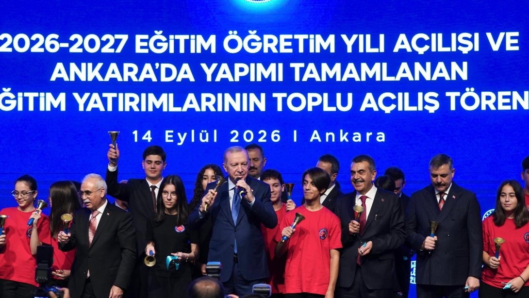CUMHURBAŞKANI ERDOĞAN VE BAKAN TEKİN, 2026-2027 EĞİTİM ÖĞRETİM YILI AÇILIŞ TÖRENİ'NE KATILDI