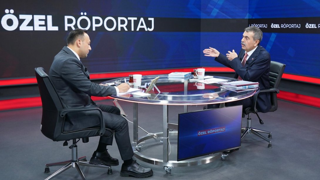 BAKAN TEKİN, BENGÜ TÜRK TV CANLI YAYININDA SORULARI YANITLADI