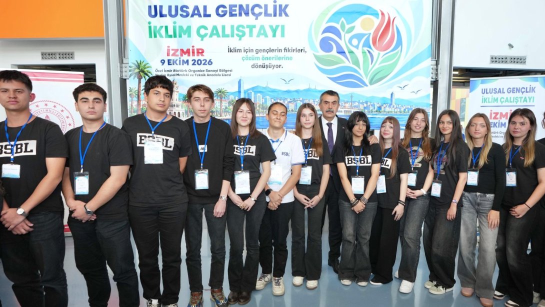 "ULUSAL GENÇLİK İKLİM ÇALIŞTAYI", BAKAN TEKİN'İN KATILIMIYLA GERÇEKLEŞTİ