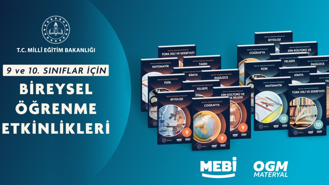 "BİREYSEL ÖĞRENME ETKİNLİKLERİ" KİTAPLARI YAYIMLANDI